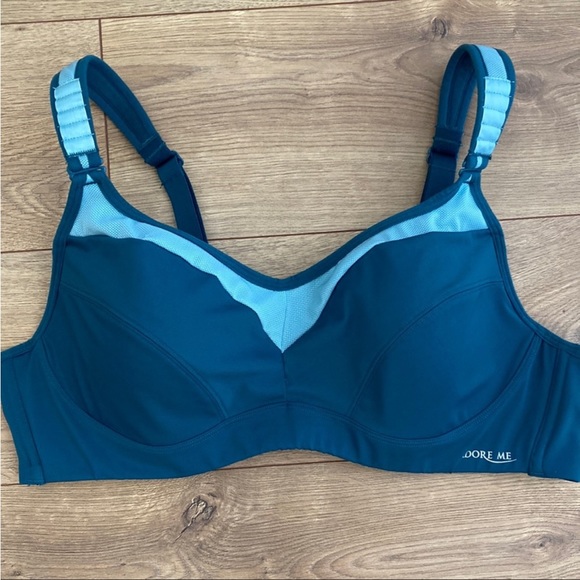 NWT Black Smoked Neon High Impact Sport Bra PLUS Countour Padded - Picture 5 of 16